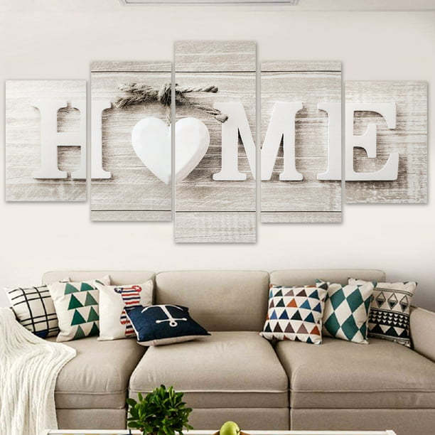 Family Rules happiness love Home decor wall high quality Canvas print art gift 